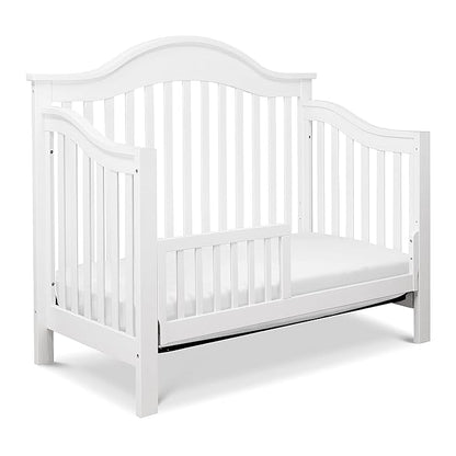 DaVinci Jayden 4-in-1 Convertible Crib in White, Greenguard Gold Certified - LeafyLoom