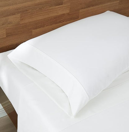 UGG 33610 Alahna Split King Bed Sheet and Pillowcase 5-Piece Set Sleep in Luxury Machine Washable Deep Pockets Wrinkle-Resistant Breathable Cozy Comfort Silky Cooling Sheets, Split King, White - LeafyLoom