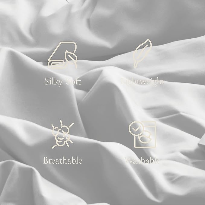 BELADOR Silky Soft King Sheet Set - 6 Piece Bed Sheets for King Size Bed, Secure-Fit Deep Pocket Sheets with Elastic, Breathable Hotel Sheets & Pillowcase Set, Wrinkle Free Oeko-Tex Sheets - LeafyLoom