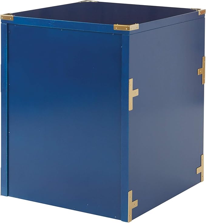 OSP Home Furnishings Wellington 2-Drawer File Cabinet, Lapis Blue - LeafyLoom