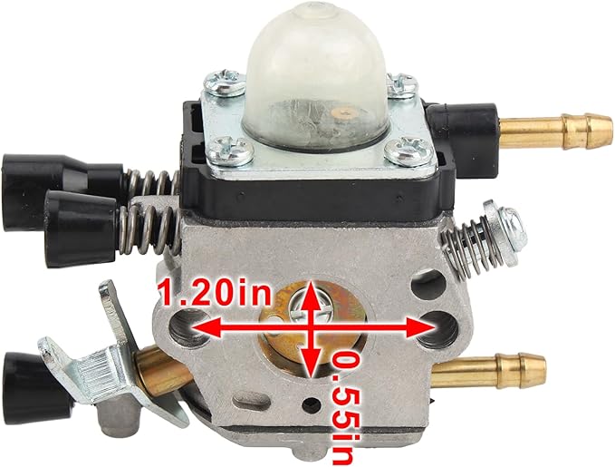 BG55 Carburetor for BG45 BG65 BG85 BG55 Blower for C1Q-S68,C1Q-S68G,C1Q-S68D, C1Q-S68E, C1Q-S64 Carburetor Carb with Air Filter Fuel Filter Spark Plug Muffler Stub Spark Arrestor - LeafyLoom