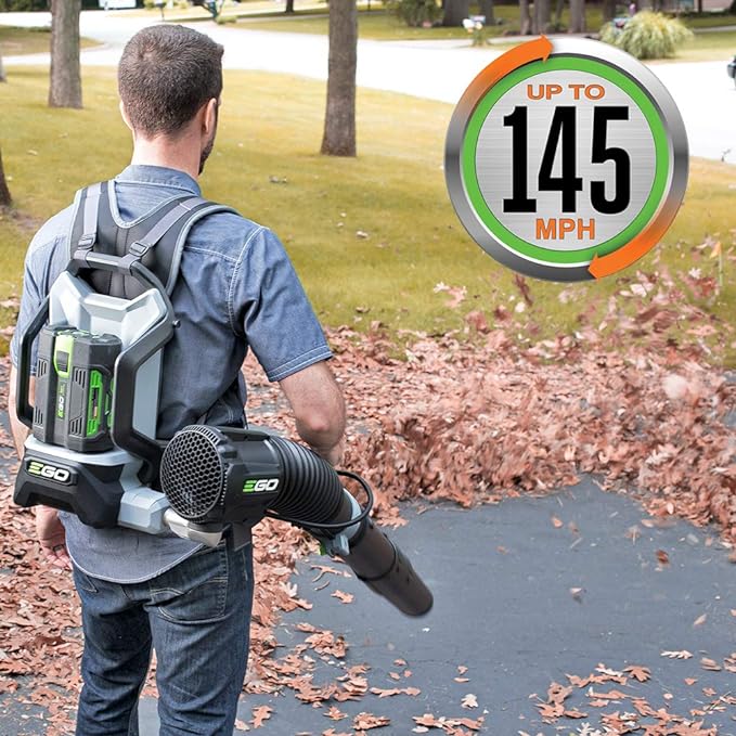 EGO Power+ LB6003 600 CFM Variable-Speed 56-Volt Cordless Leaf Blower 7.5Ah Battery and Charger Included - LeafyLoom