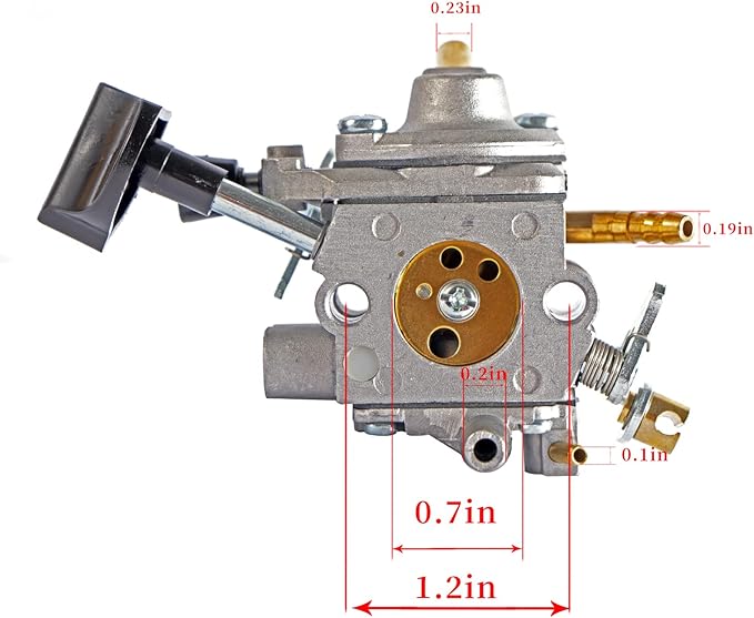 BR600 Carburetor Kit for Stihl BR500 BR550 BR600 BR700 BR 500 550 600 700 Backpack Leaf Blower Replaces Zama C1Q-S183 4282-120-0606 Parts - with 4282 141 0300 Air Filter Tank Vent Kit - LeafyLoom