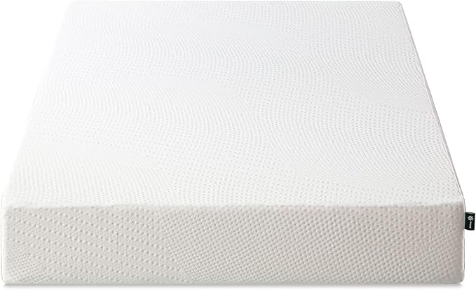 Zinus Cooling Essential Foam Bed Mattress Conventional, Queen, White - LeafyLoom