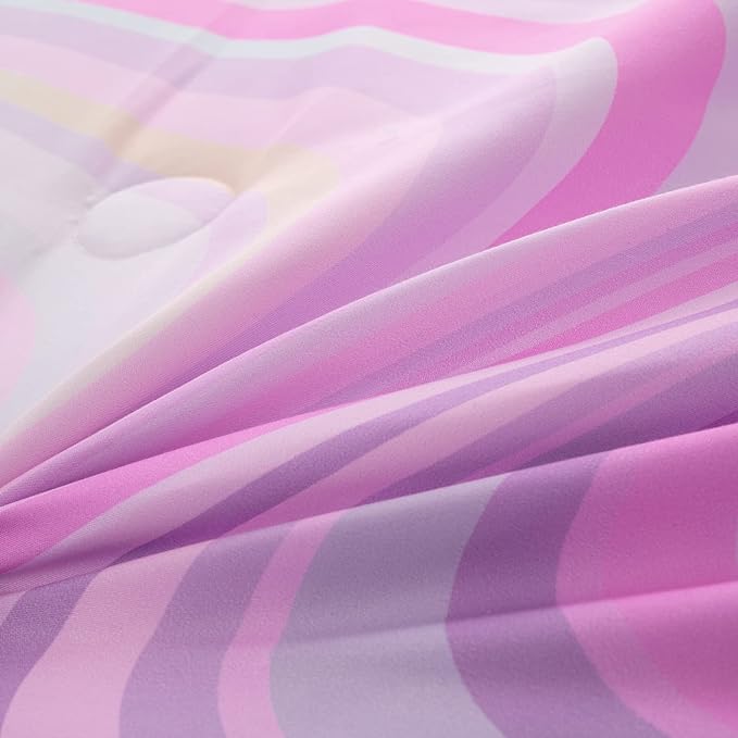 Bodhi King comforter set for girls,kids bedding sets,pink bedding for girls,king size bedding sets for kids,blue and pink comforter,tie dye bedding sets with pillowcase. - LeafyLoom