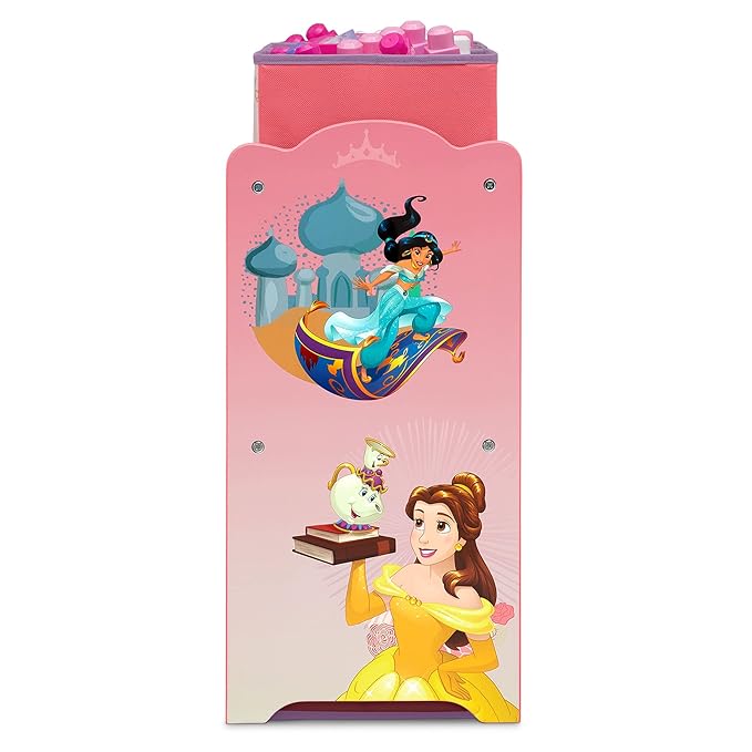 Delta Children Design & Store 6 Bin Toy Storage Organizer, Disney Princess - LeafyLoom