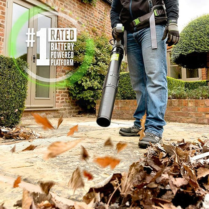 EGO Power+ LB6003 600 CFM Variable-Speed 56-Volt Cordless Leaf Blower 7.5Ah Battery and Charger Included - LeafyLoom