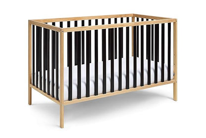 Baby Cache Deux Remi Island 3-in-1 Convertible Crib (Do Re Me) Natural & Black - LeafyLoom