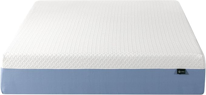 ZINUS 12 Inch Cooling Essential Memory Foam Mattress [New Version], Queen, Fiberglass Free, Medium Feel, Cooling Airflow Memory Foam, Certified Safe Foams & Fabric, Mattress in A Box - LeafyLoom