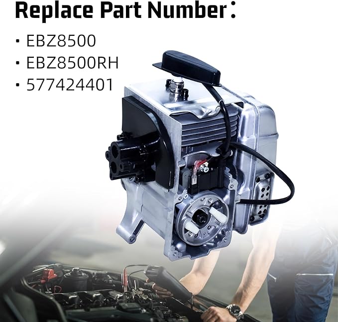 EBZ8500 Complete Engine Shortblock Assembly Compatible with Redmax EBZ8500 EBZ8500RH 577424401 Backpack Blower - LeafyLoom