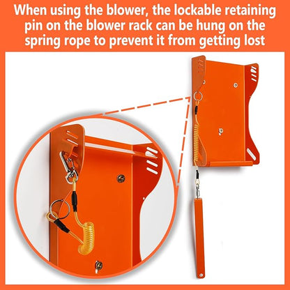 Blower Rack for Stihl BG-50,BG-56,BG-66,BG-86, Handheld Blower Holder Mount Rack - LeafyLoom