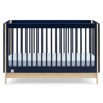 GAP babyGap Tate 4-in-1 Convertible Crib - Greenguard Gold Certified, Navy/Natural - LeafyLoom