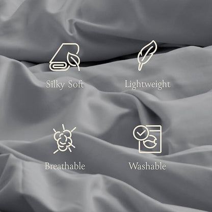 BELADOR Silky Soft King Sheet Set - 6 Piece Bed Sheets for King Size Bed, Secure-Fit Deep Pocket Sheets with Elastic, Breathable Hotel Sheets & Pillowcase Set, Wrinkle Free Oeko-Tex Sheets - LeafyLoom