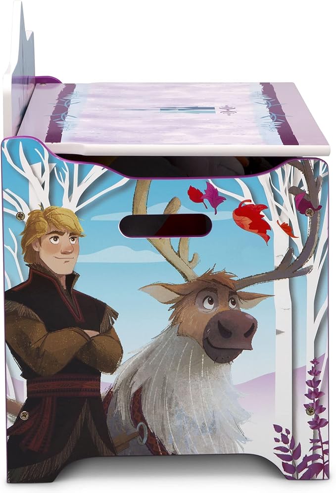 Delta Children Deluxe Toy Box, Disney Frozen II - LeafyLoom