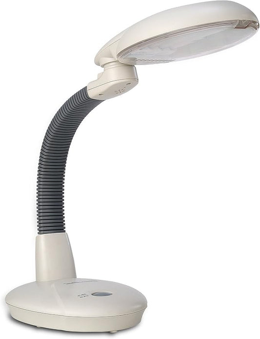 EasyEye Energy Saving Oval Shaped Desk Lamp with Ionzier, Gray - LeafyLoom