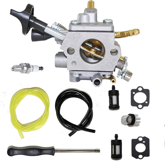 BR800 Carburetor Kit Replace 4283-120-0601 for STHIL BR800 BR800X BR800CE Carb With Spark Plug Primer Bulb Fuel Filter Adjustment Tool - LeafyLoom