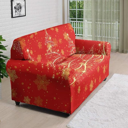 FKELYI Easy Going Stretch Sofa Slipcover Christmas Tree Sofa Couch Cover Washable Sofa Slipcovers Comfortable Furniture Protector L FKELYI