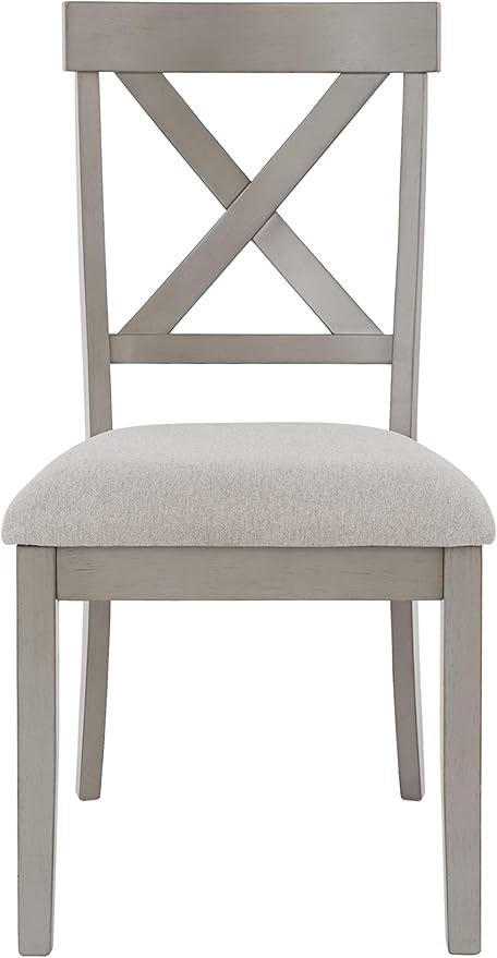 Signature Design by Ashley Parellen Modern Farmhouse Upholstered Dining Chair, Set of 2, Gray - LeafyLoom