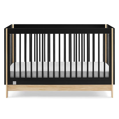 GAP babyGap Tate 4-in-1 Convertible Crib - Greenguard Gold Certified, Ebony/Natural - LeafyLoom