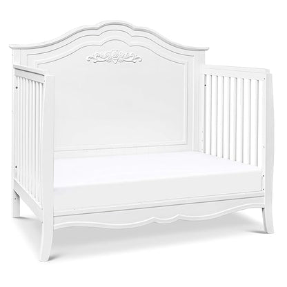 DaVinci Fiona 4-in-1 Convertible Crib in White, Greenguard Gold Certified - LeafyLoom