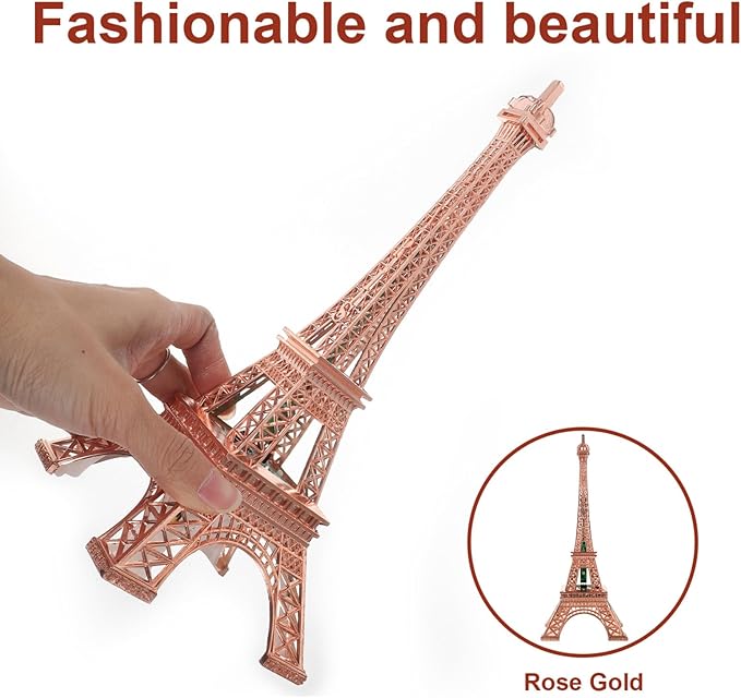 DOITOOL Eiffel Tower Led Light Tower Architecture Craft Tower Statue Table Lamp Decoration Led Lamp Home Decorations Bedroom Decoration Tower Light Nightlight Desk Light up Tower Led Tower - LeafyLoom