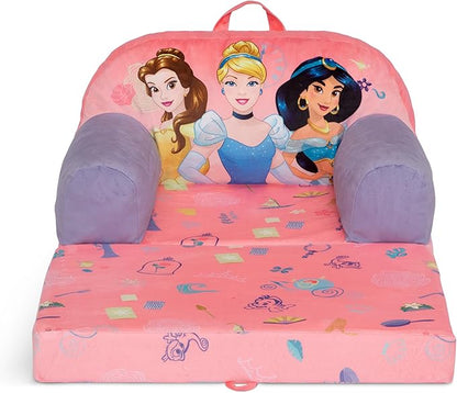 Delta Children Cozee Buddy Flip-Out Kids Chair, Disney Princess - LeafyLoom