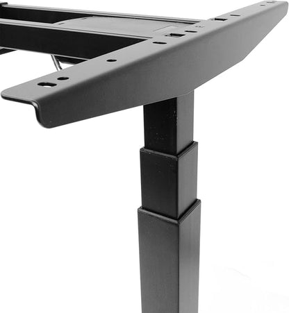 ApexDesk K Series Dual Motor Electric Adjustable Standing Computer Desk for Home and Office Width and Height Adjustable (Black Frame only) - LeafyLoom