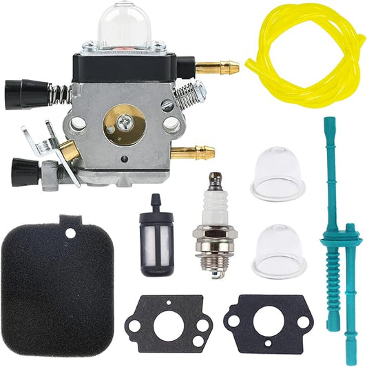 BG55 Carburetor with Air Filter Tune Up Kit for Stihl BG45 BG46 BG55 BG65 BG85 SH55 SH85 BG55C BG55Z BG85C Leaf Blower Parts Replace 4229 120 0606 Zama C1Q-S68 C1Q-S64 - LeafyLoom