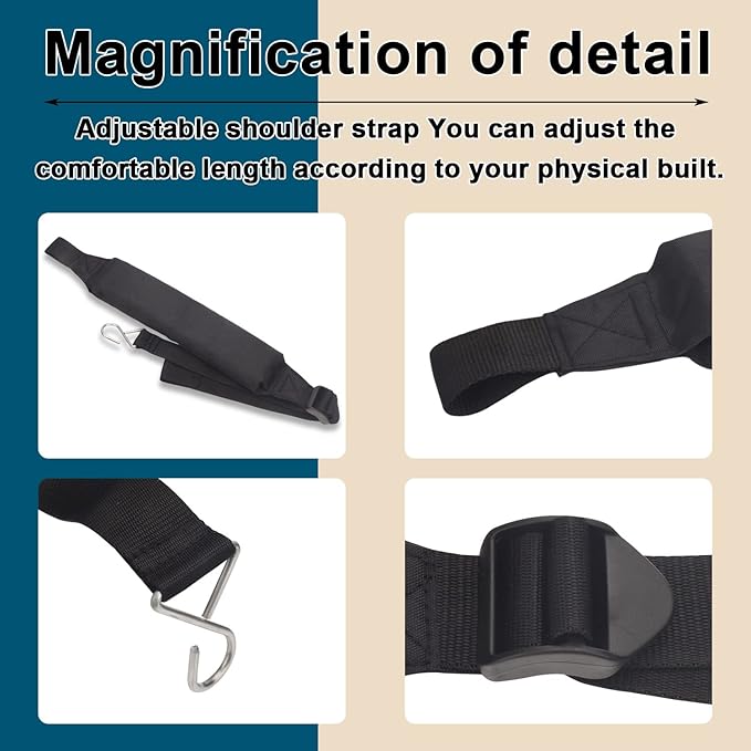 4 Pack 511758401 Leaf Blower Shoulder Straps for RedMax EBZ8500RH EB4401 EB4300 EBZ8500 EBZ8050RH EBZ8050 EBZ8001RH EBZ8001 EBZ7500RH EBZ7500 EBZ6500RH EBZ6500 EBZ8000 - LeafyLoom