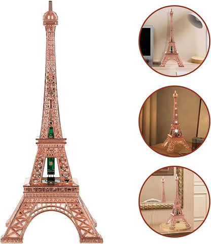 DOITOOL Eiffel Tower Led Light Tower Architecture Craft Tower Statue Table Lamp Decoration Led Lamp Home Decorations Bedroom Decoration Tower Light Nightlight Desk Light up Tower Led Tower - LeafyLoom