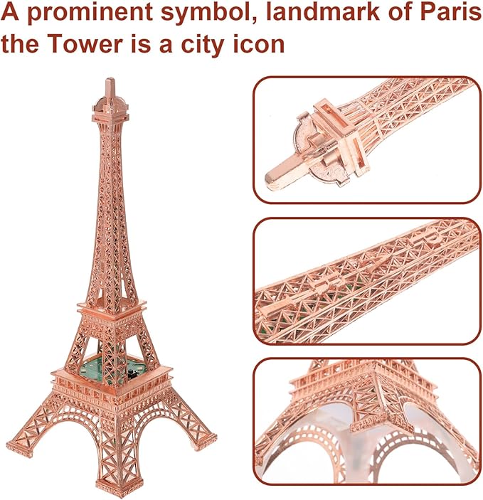 DOITOOL Eiffel Tower Led Light Tower Architecture Craft Tower Statue Table Lamp Decoration Led Lamp Home Decorations Bedroom Decoration Tower Light Nightlight Desk Light up Tower Led Tower - LeafyLoom