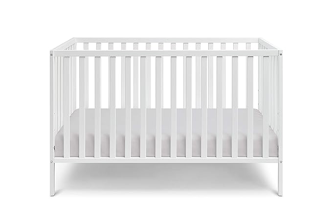 Suite Bebe Palmer 3 in 1 Convertible Crib - Quick Ship, White - LeafyLoom