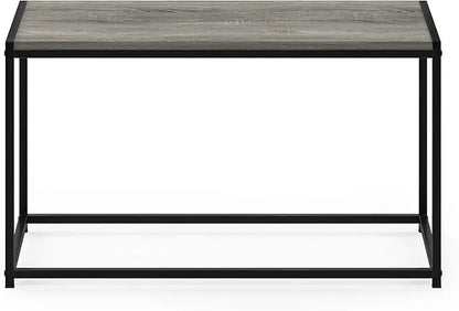 FURINNO Camnus Modern Living Coffee Table, French Oak Grey - LeafyLoom