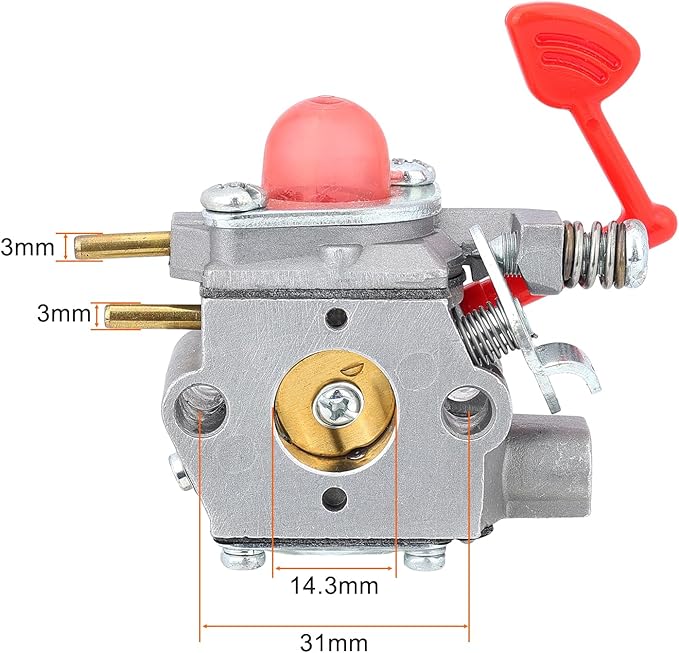 Hipa 545081855 Carburetor for Poulan Pro BVM200C P200C Husq GBV325 P325 Craftsman 25Cc Blower Walbro WT-875 WT-875A Carb with 545116801 Air Filter Tune-Up Kit - LeafyLoom