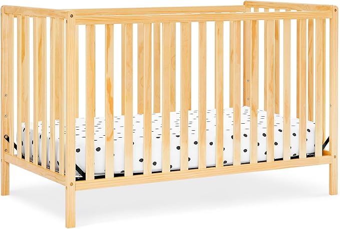 Delta Children Heartland 4-in-1 Convertible Crib, Natural - LeafyLoom