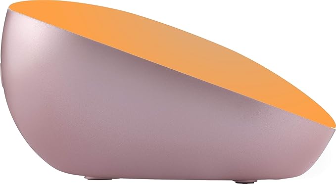 ENBRIGHTEN Night Light LED Table Lamp, Touch Sensor, Color Changing RGB, Wireless, Battery Operated, SleepLite, Sleep Friendly, Dimmable, Bedroom, Living Room, Office, Desk, Rose Gold, 47413 - LeafyLoom