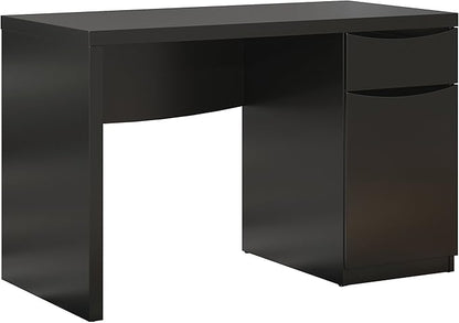 Bush Business Furniture Montrese Computer Desk, Classic Black - LeafyLoom