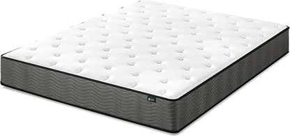 ZINUS 10 Inch True Support Hybrid Mattress [New Version], King, Fiberglass free, Medium Feel, Motion Isolation, Certified Safe Foams & Fabric, Mattress in A Box - LeafyLoom