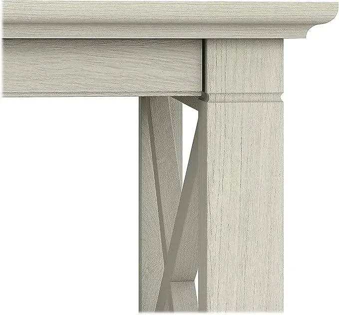 Bush Furniture Key West Coffee Table with Storage in Linen White Oak - LeafyLoom