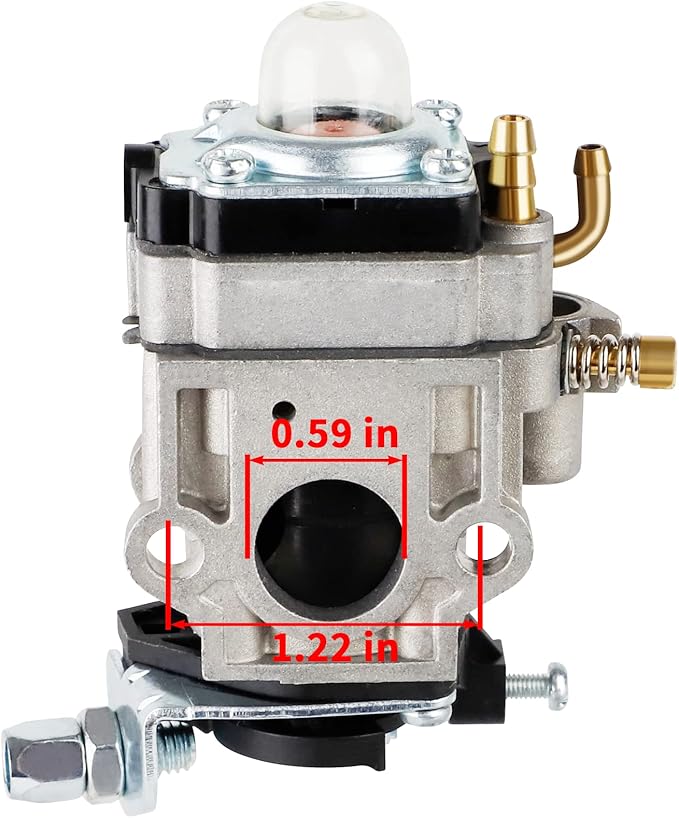 Pro PR46BT Carburetor for Poulan Pro PR46BT PR48BT 46cc 48cc Gas Backpack Blower BP400 BP402 Blower Carburetor for RedMax EB7000 EB7001 EB4300 EB4400 EB4401 Leaf Blower Parts - LeafyLoom