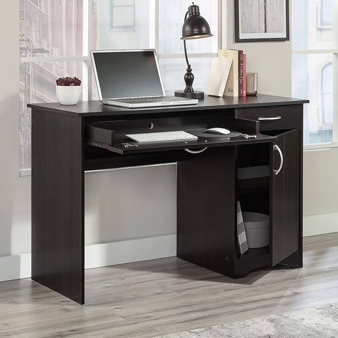 Sauder Beginnings Desk, Cinnamon Cherry finish - LeafyLoom