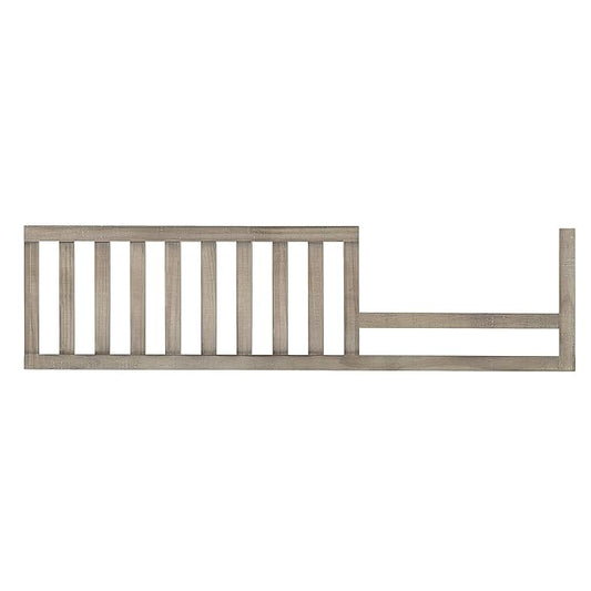 Evolur Stilnovo Mid Century Convertible Crib Toddler Guard Rail I Full Assembly I Lasting Quality, Windsor Oak Grey - LeafyLoom