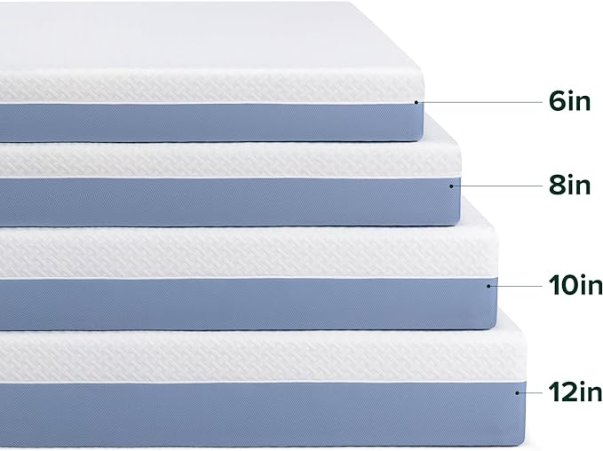 ZINUS 6 Inch Cooling Essential Memory Foam Mattress [New Version], Twin, Fiberglass Free, Medium Feel, Cooling Airflow Memory Foam, Certified Safe Foams & Fabric, Mattress in A Box - LeafyLoom