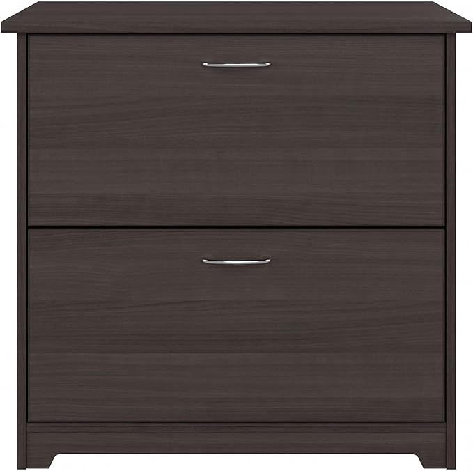 Bush Business Furniture Cabot 2 Drawer Lateral File Cabinet | Letter, Legal, and A4-size Document Storage for Home Office, 32W, Heather Gray - LeafyLoom