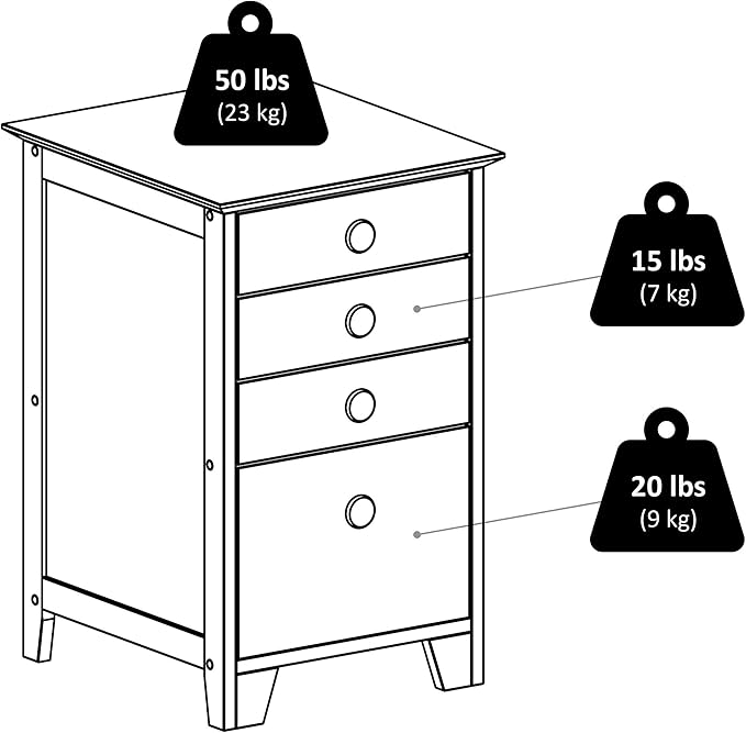 Winsome Studio File Cabinet, Honey - LeafyLoom