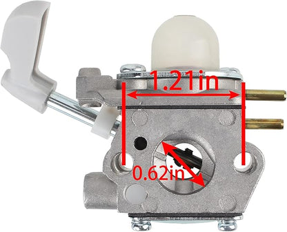 308054114 308054075 Carburetor for Homelite Carburetor Fits for 26B Leaf Blower UT09526 with Carburetor Adjusting Tool Air Filter - LeafyLoom