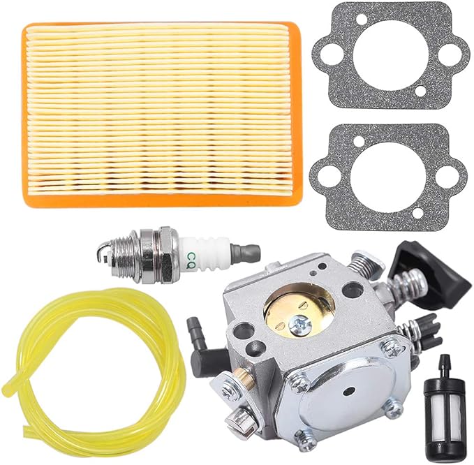 Carburetor for Stihl BR320 BR340 BR380 BR400 BR420 Replaces Walbro HD-4A HD-4B HD-13B Carburetor 4203-120-0603 4203-120-0605 Backpack Blower Carb with Air Filter Fuel Line Kit - LeafyLoom