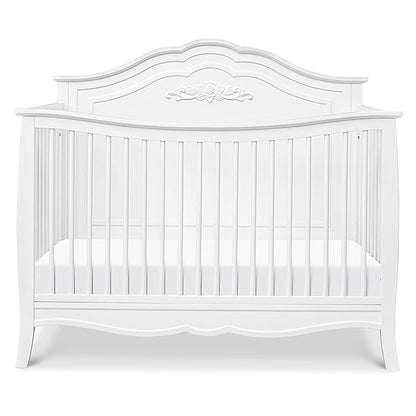 DaVinci Fiona 4-in-1 Convertible Crib in White, Greenguard Gold Certified - LeafyLoom