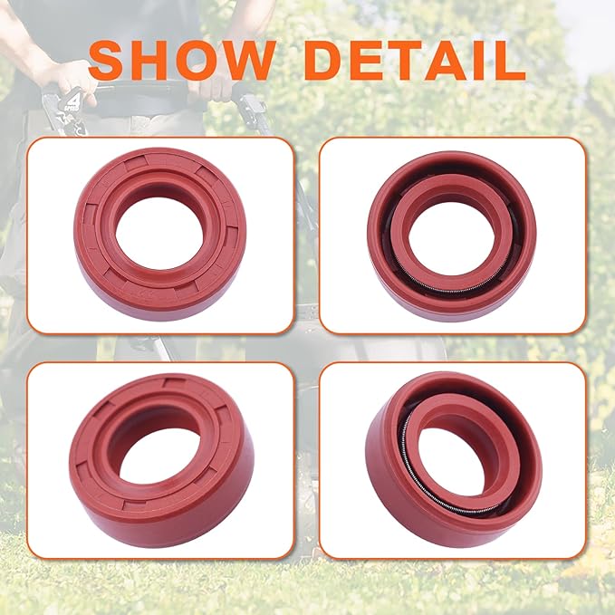 Oil Seal for Stihl FS38 FS40 FS45 FS46 FS50 FS55 FS56 FS70 FS83 BG86 BG45 BG46 BG55 BG56 BG66 BG85 BR45C BT45 FC55 FC56 FC70C FC73 FC83 Backpack Blower Edger Brushcutter 9639 003 1230 - LeafyLoom