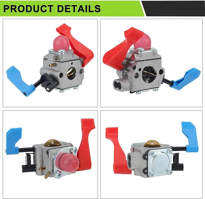 530071775 Carburetor for Poulan BV200 BV1650 BVM200LE PBV200 BV2000 BV1800 BV1850 BV200LE Craftsman 530071465 C1Q-W11 WT-784 Leaf Blower - LeafyLoom